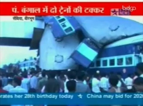 Collision mortelle entre deux trains en Inde