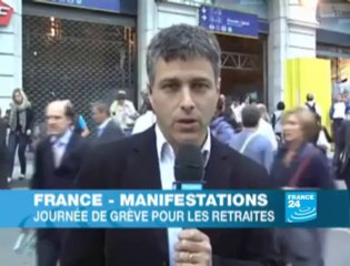 GRÈVES - Manifestations à travers la France contre la réforme des retraites