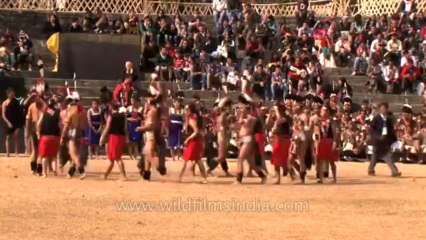Nagaland-hornbill festival-phom dance-2