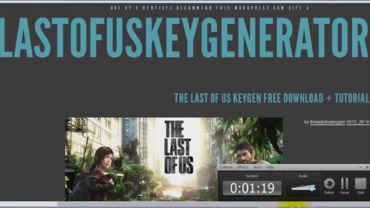 The Last Of Us Key Generator Free Download + Tutorial (August 2013)