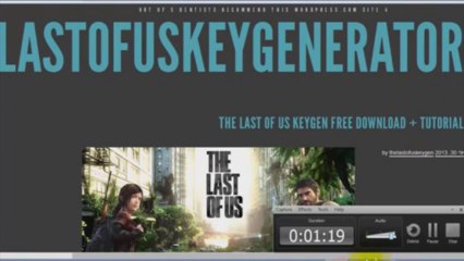 The Last Of Us Key Generator Free Download + Tutorial (August 2013)