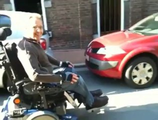 Test mobilité dans les rues de Marche