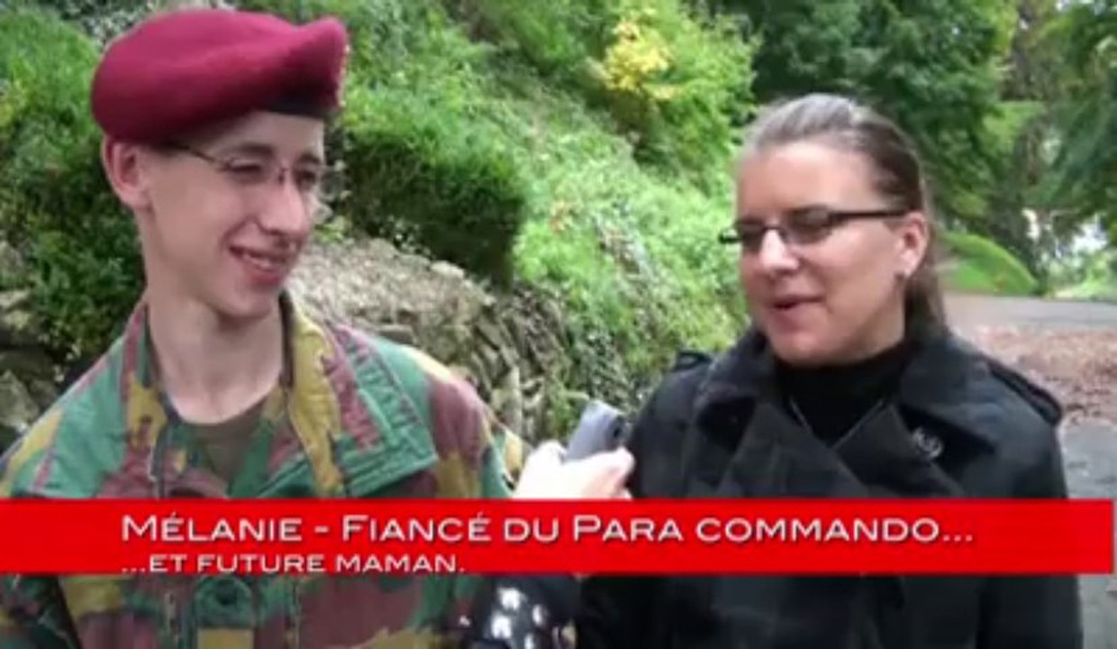 Remise de berets pour nos paras commandos