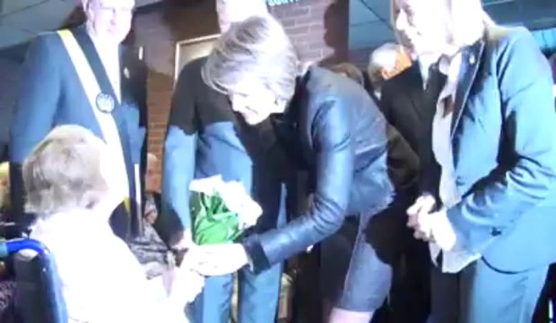 Visite de Philippe et Mathilde au cpas de Namur