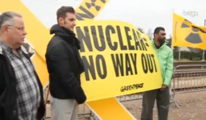 Des militants bloquent un convoi nucléaire