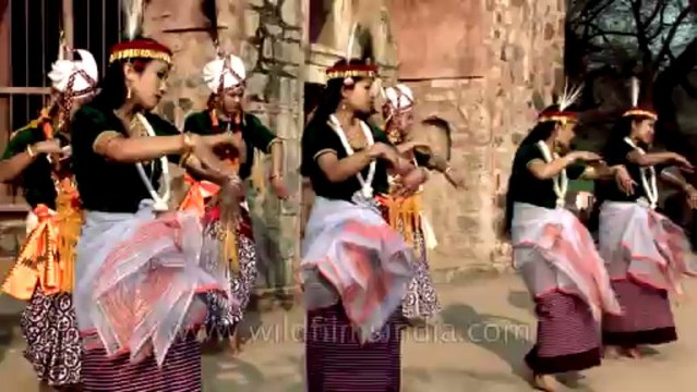 Monks chanting-Garo-chives flower-Tape 1-7-3