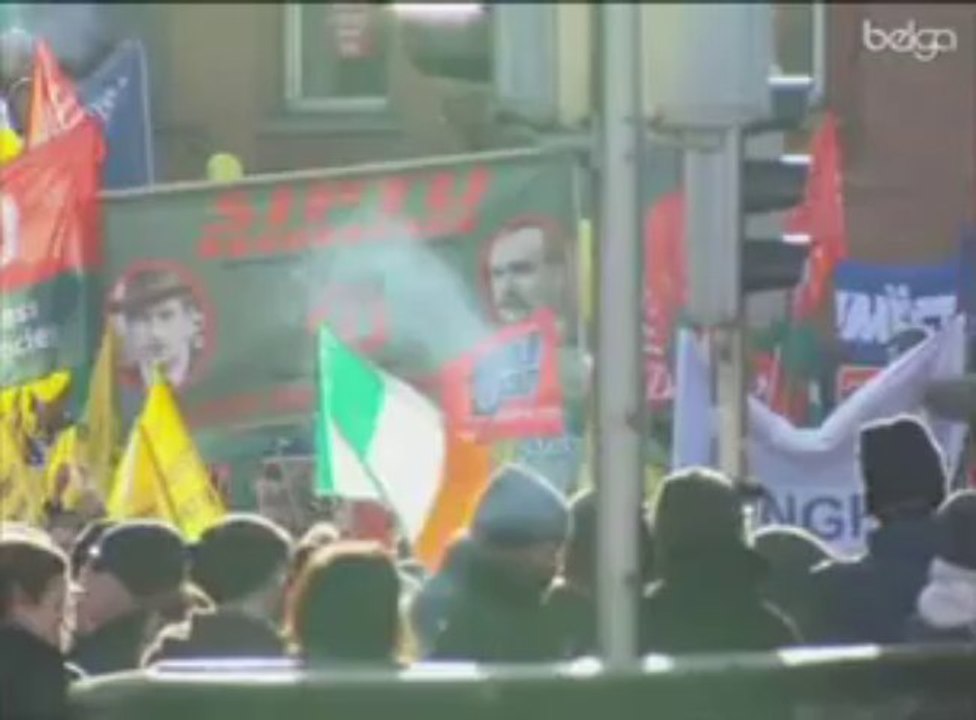 Des milliers d'Irlandais manifestent à Dublin contre l'austérité