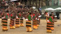 Nagaland-hornbill festival-Kachari-Dance with the plate-2