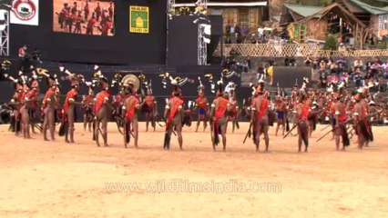 Nagaland-hornbill festival-Konyak-Aoleang song-1