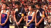 Nagaland-hornbill festival-lotha-grinding song-1