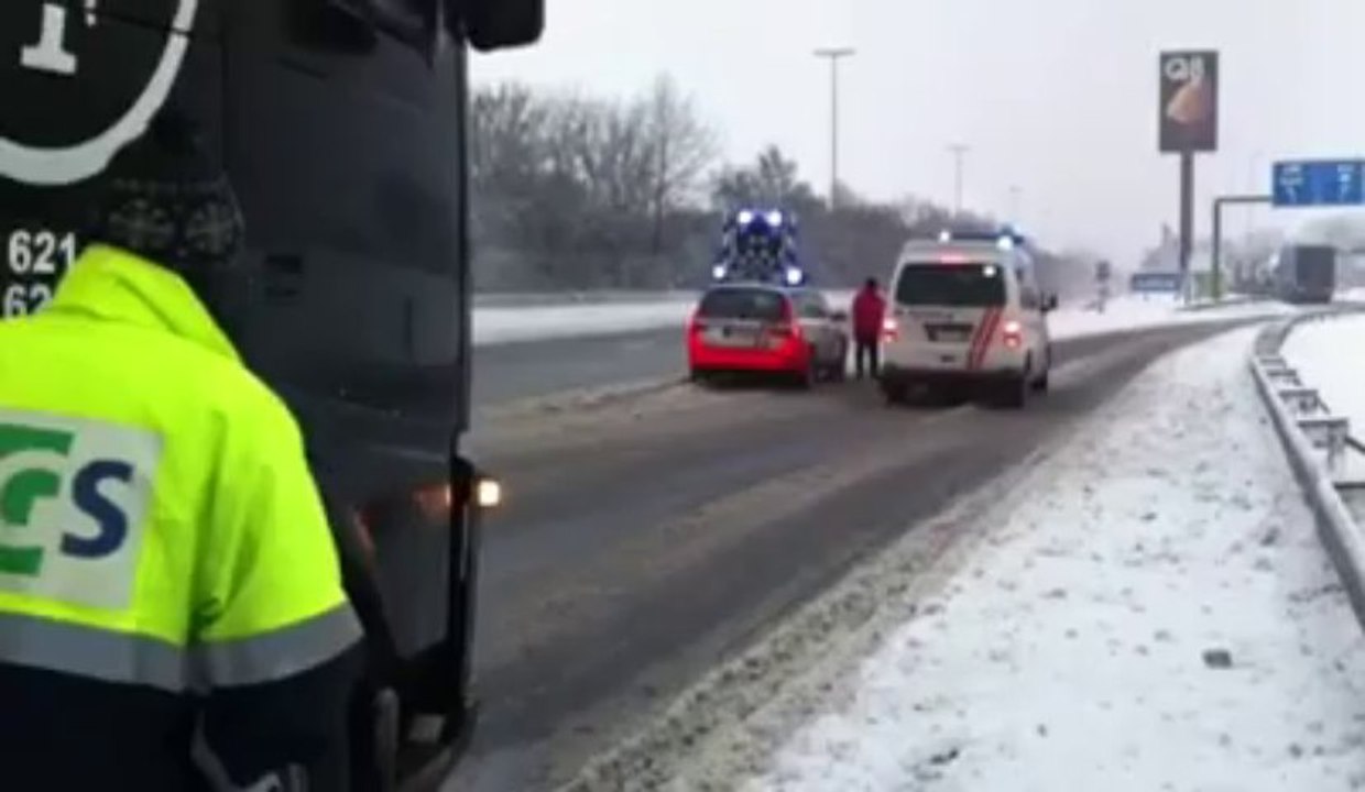 camions à l'arret