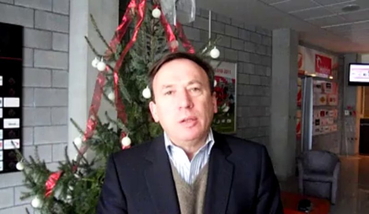 RAEC Mons: Alain Lommers exprime ses voeux de fin d'année