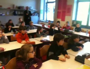 Marie-Dominique Simonet "prof" à l'école de Plainevaux