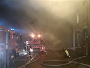 Mouscron: incendie d'une habitation à la chaussée du Clorbus (vidéo)