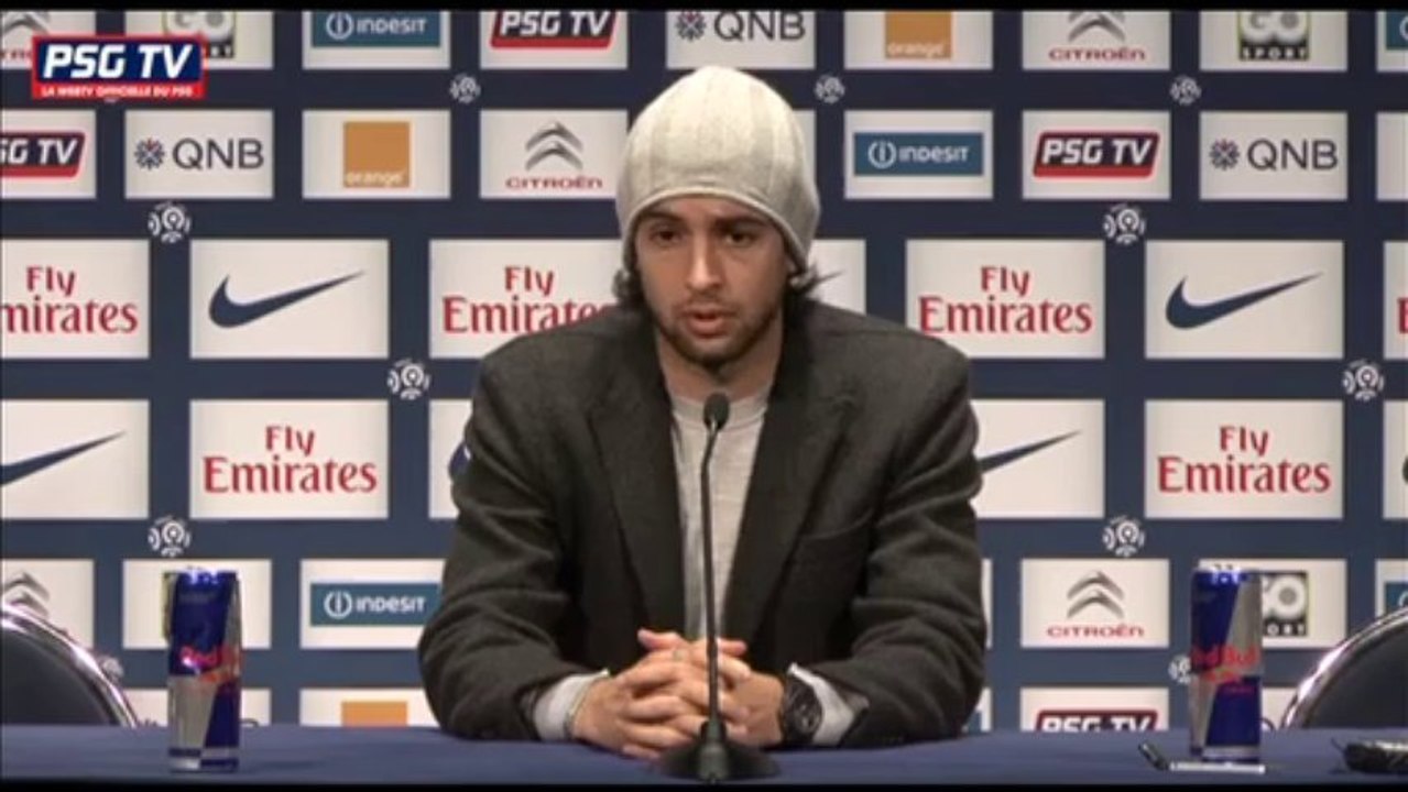 Conférence de presse de Javier Pastore