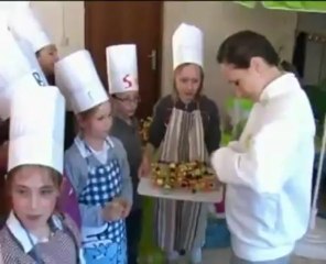 Kim Gevaert reçue comme une star à l'école St-Joseph de Jambes