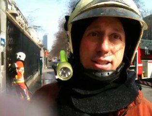 Manifestation des pompiers à Bruxelles