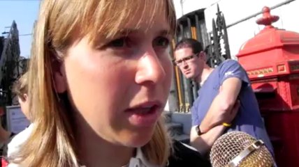 Présentation des équipes de la Flèche Wallonne féminine Grand'Place à Huy