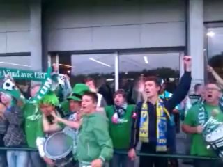 Ambiance des supporters de Virton en déplacement à Zaventem