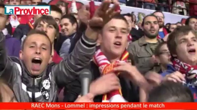 RAEC Mons - Lommel : impressions pendant le match