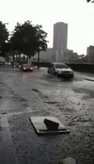 Inondations à Liège, quai du Barbou