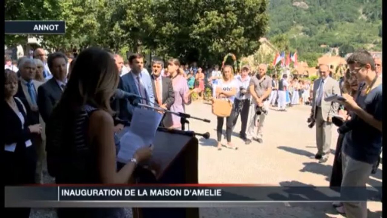 Inauguration de la Maison d'Amélie