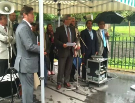 inauguration du Parc Josaphat ce mercredi 22 juin 2011.