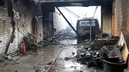 Mouscron: incendie rue des Etudiants