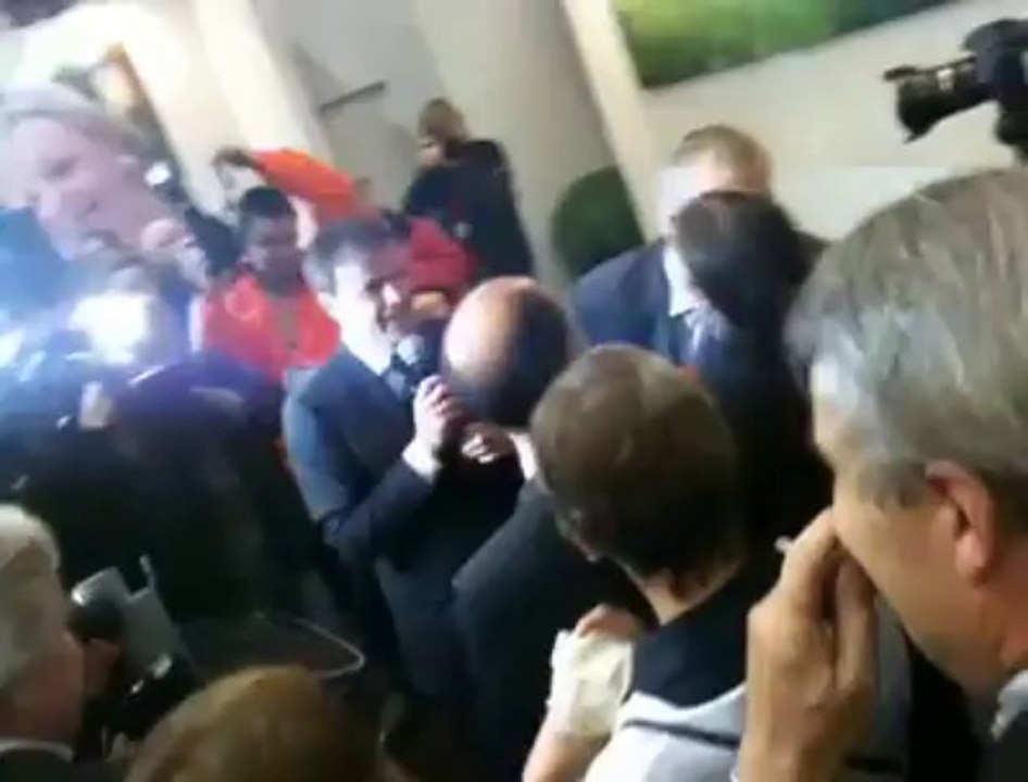 Foire de Libramont: Lutgen offre un coq ardennais à Leterme