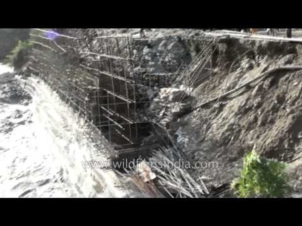 A larger than ever before Ganga flow through Uttarakhand valleys