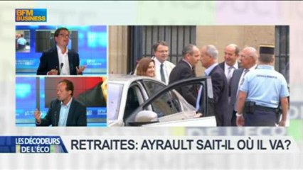 Retraites : Ayrault sait-il où il va ? dans les décodeurs de l'éco - 26/08 5/5