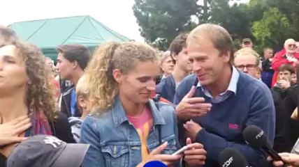 Les frères Borlée sur écran géant au parc Georges-Henri