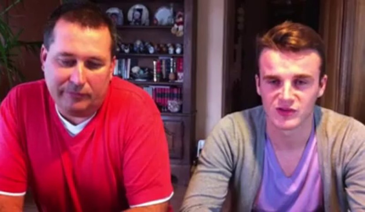 Christian Gerard et Julien Fostier avant Bleid - Virton