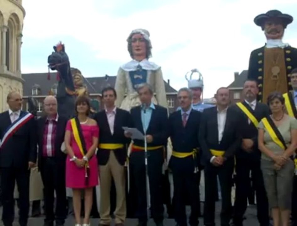 Inauguration de la Grand-Place de Nivelles