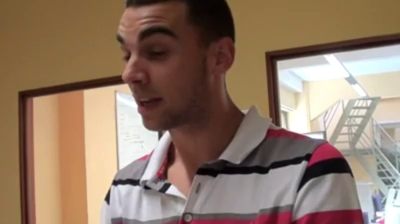 La Meuse Huy-Waremme a testé FIFA 2012 avec l'Orétois Benoît Masset (St-Trond)