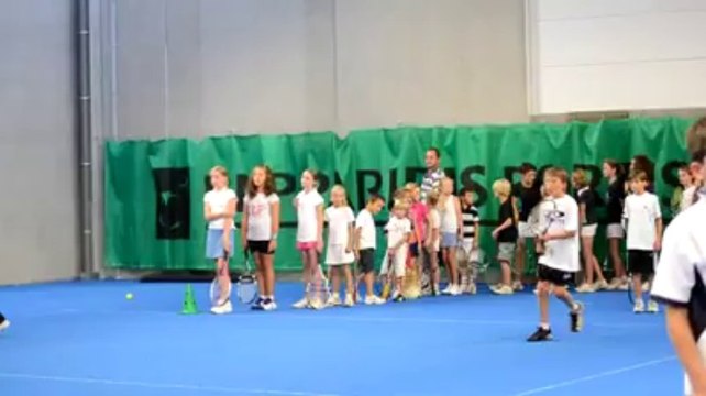 Steve Darcis et Olivier Rochus ont inauguré la nouvelle infrastructure sportive du TC Natham à Hamois (3)