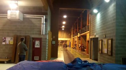 Saut à la perche: Laurent Vanhees (Oleye) en action (1)