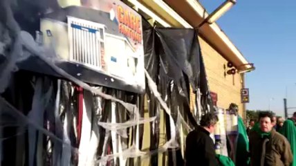 La gare d'Herseaux transformée en gare fantôme