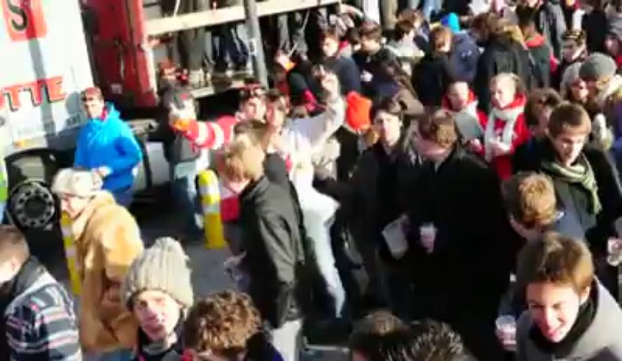 Cortège de la St Nicolas dans les rues de Namur