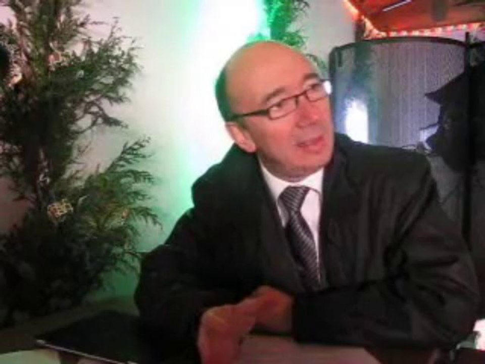 Rudy Demotte sur le marché de Noël de Tournai