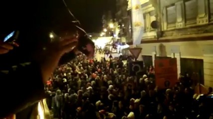 Verviers: la parade de Noël vue de l'intérieur (1)