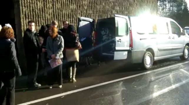 Funérailles de Gabriel (17 mois), tué lors de la fusillade à Liège