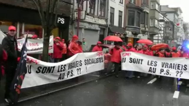 manif fgtb verviers au floreal
