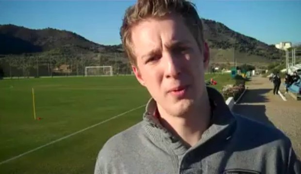 Premier entraînement du Standard en stage à La Manga