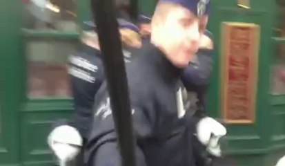 Une manifestation de Congolais rapidement dispersée