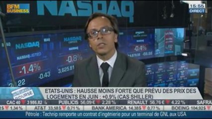 Situation économique américaine en difficulté : Eric Lefeuvre, dans Intégrale Bourse - 27/08