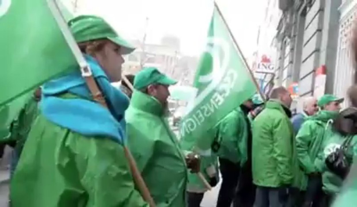 Grève générale du 30 janvier 2012 à Verviers