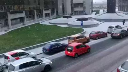 Neige à Charleroi: vendredi 3 février