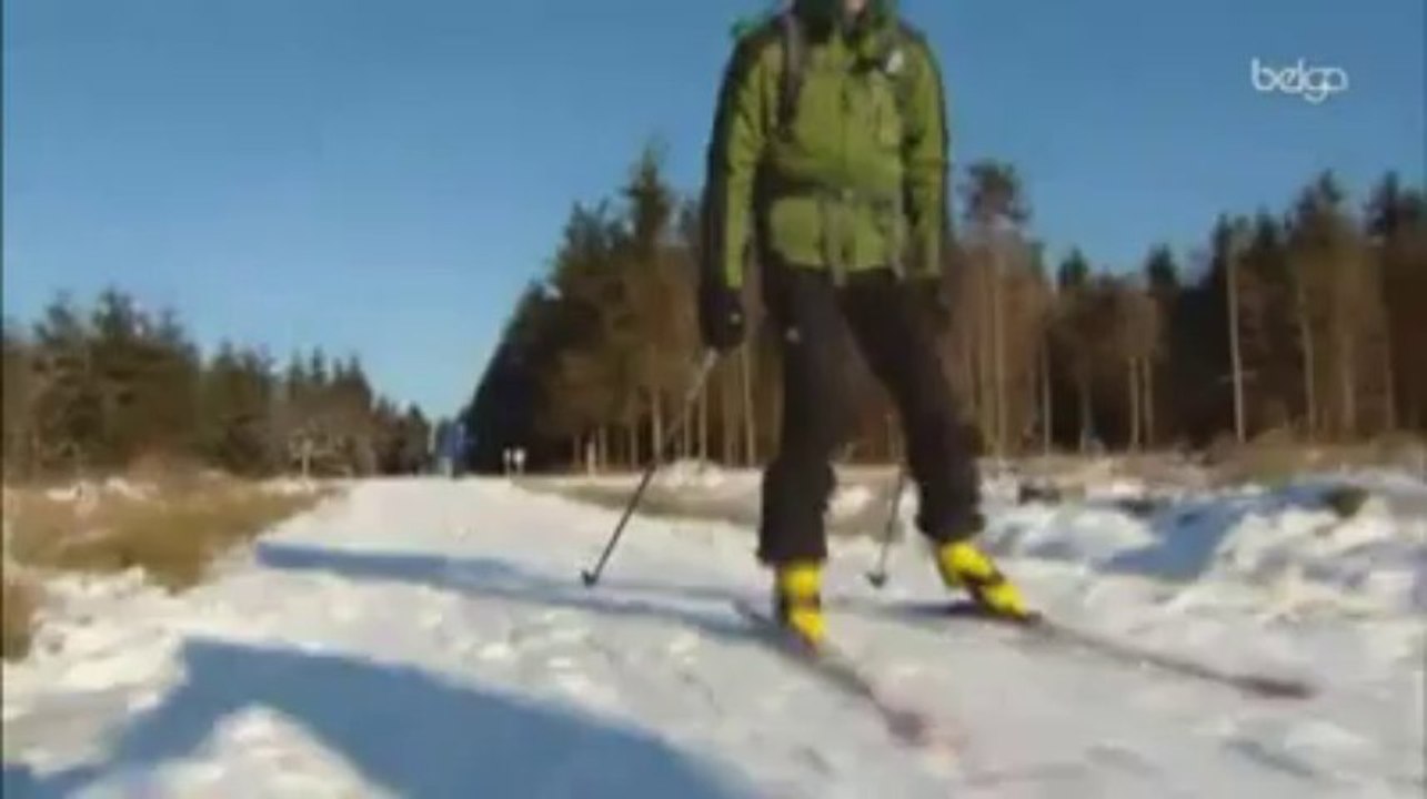 Faire du ski au sommet de la Belgique