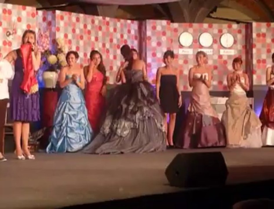 Miss Province du Hainaut 2012 - Robe de soirees